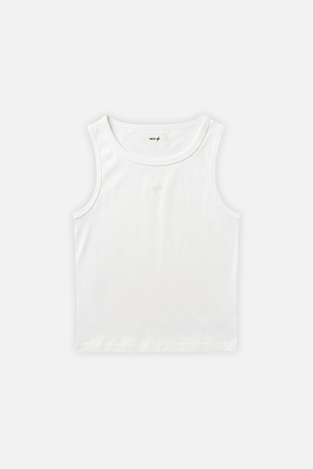 Ribbed Tank Ivory