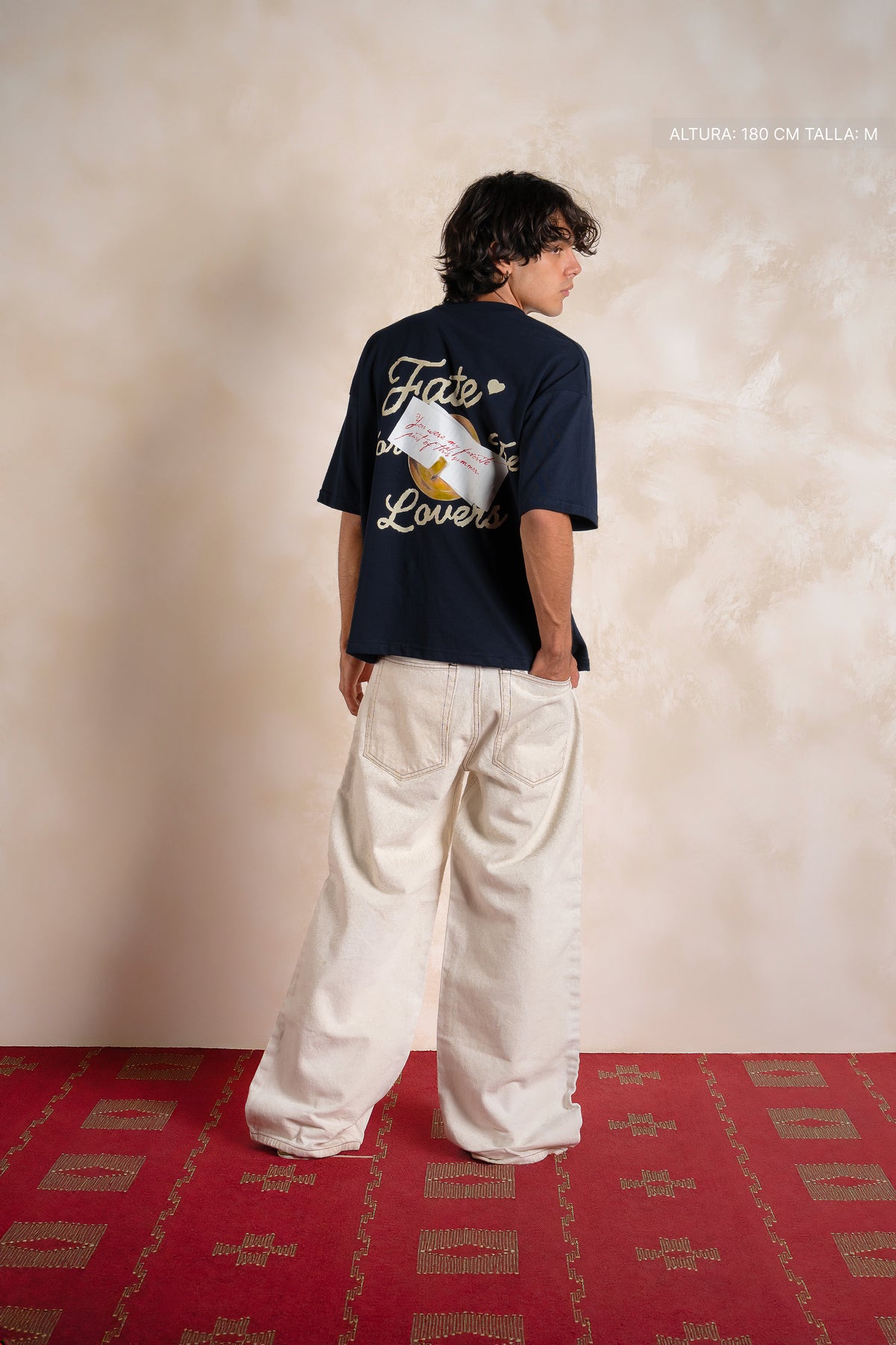 Love Letter at 2:43 Tee Navy Blue