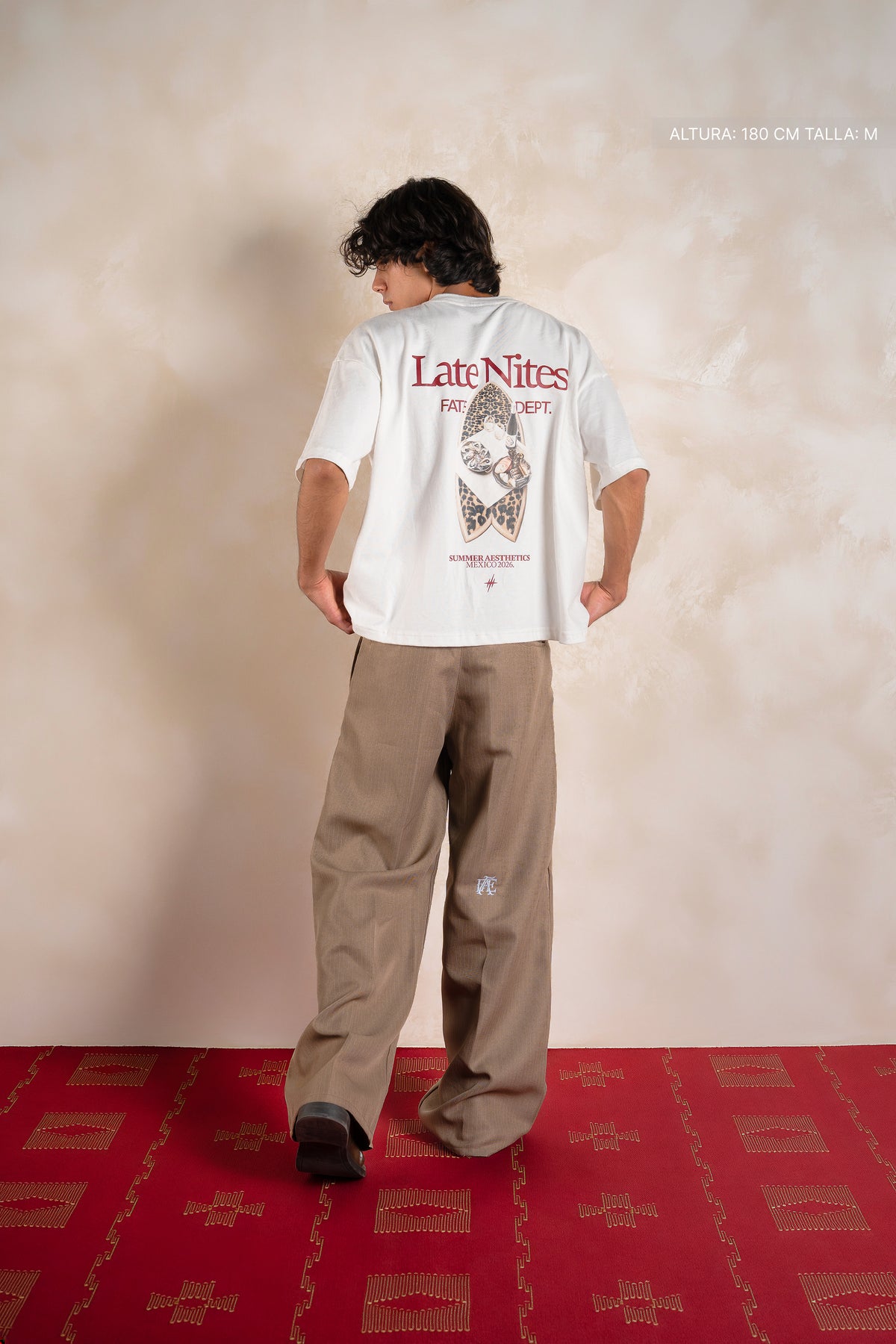 Leopard After Dark Tee Ivory
