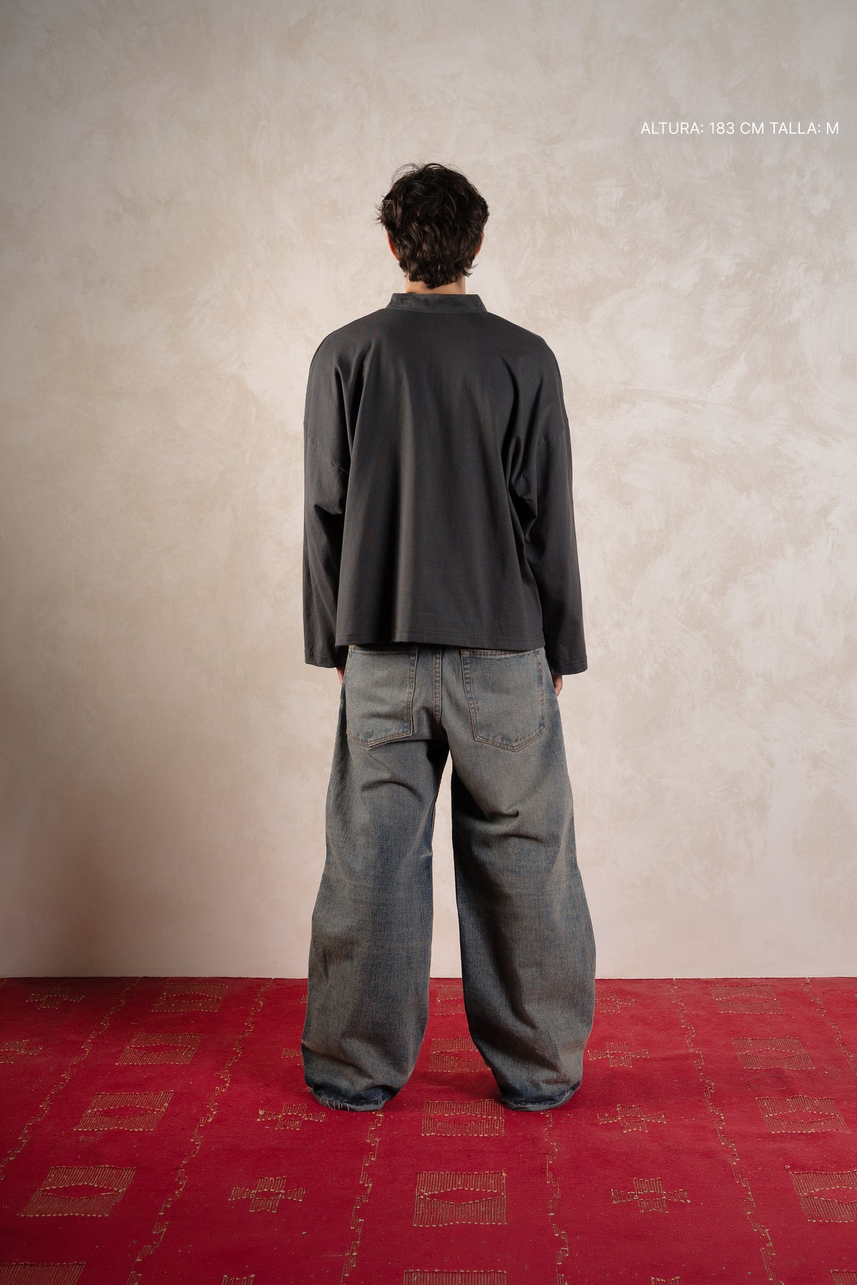 Maho Henley Longsleeve Oxford Grey