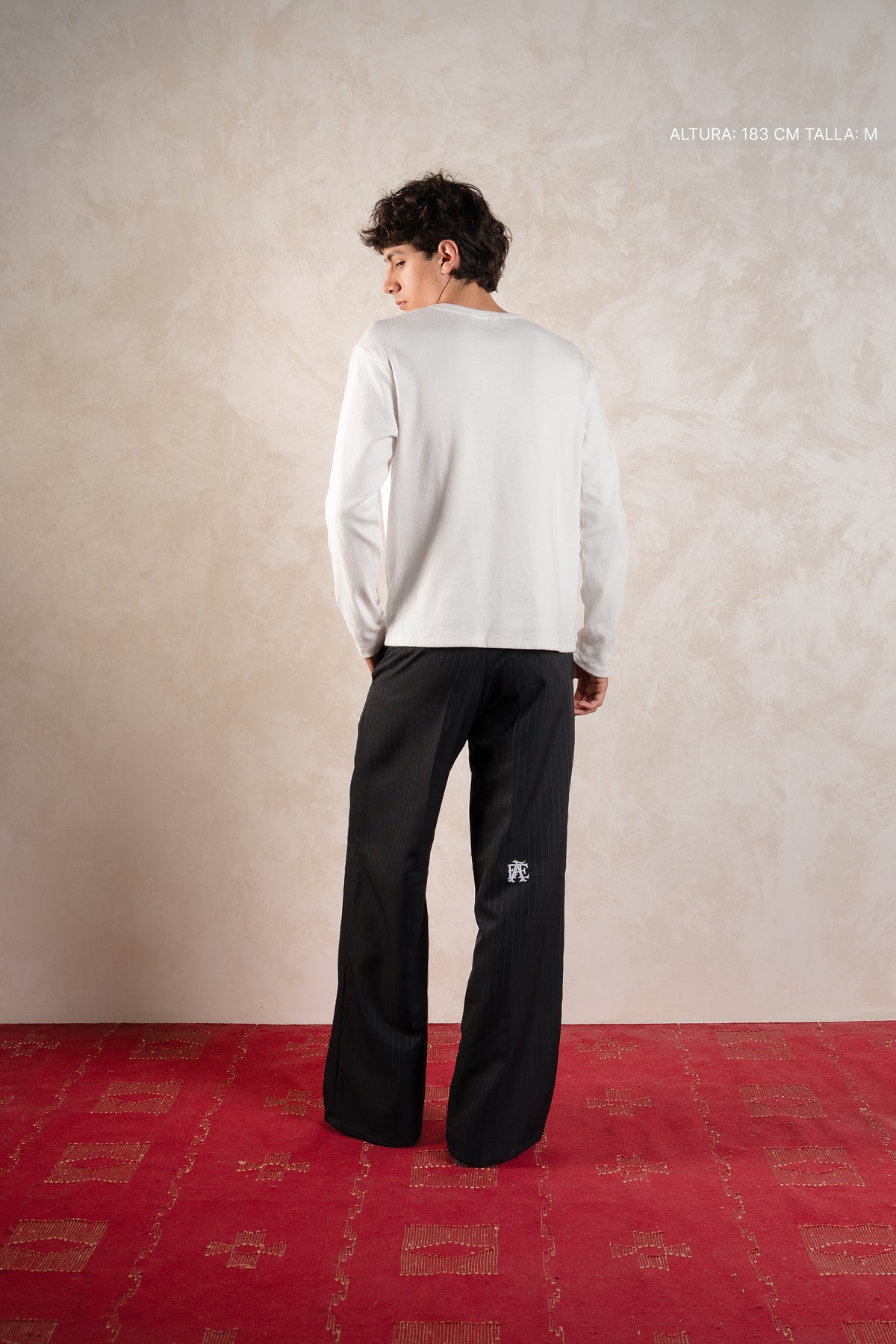 Ribbed Henley Ivory
