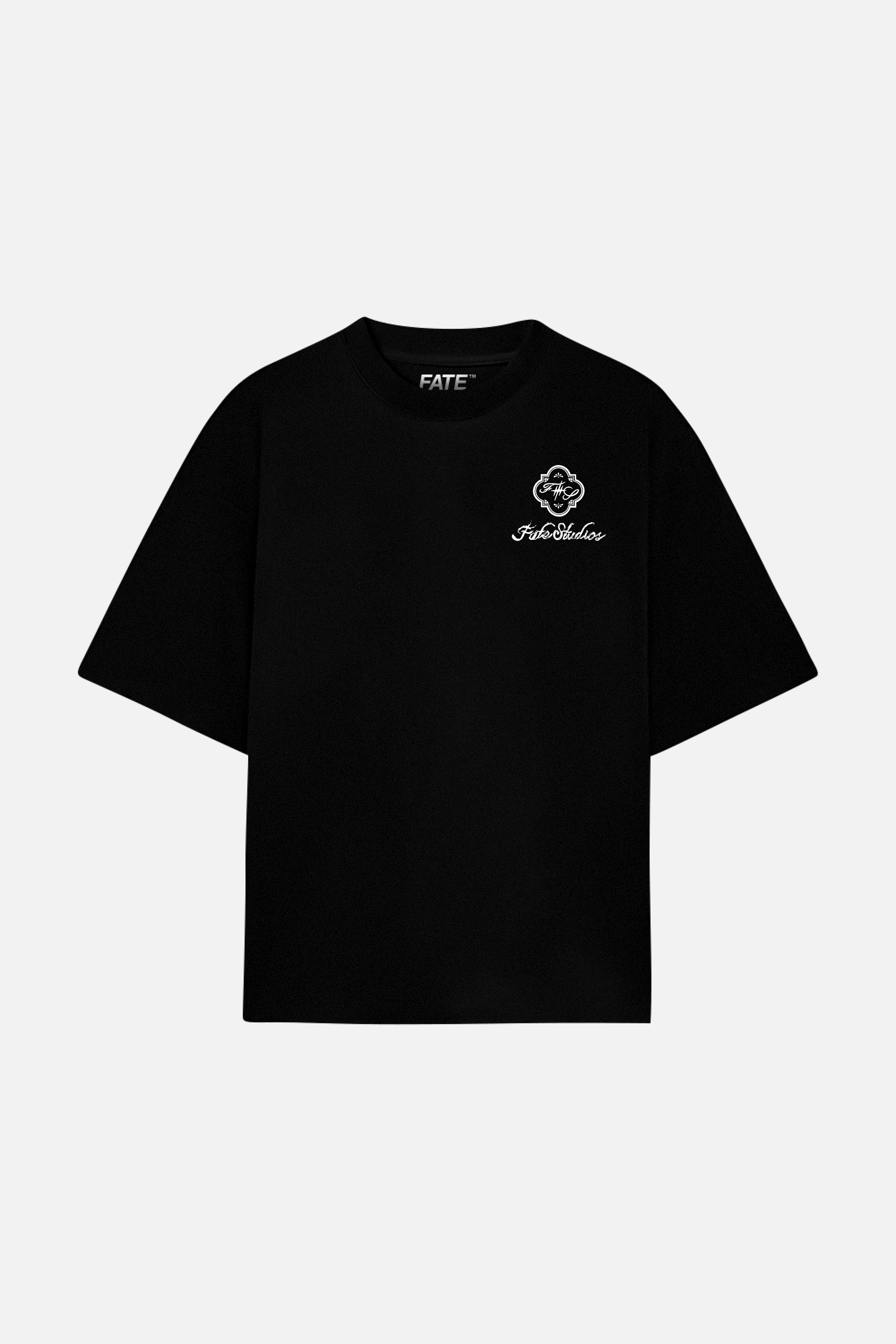 Villa View Tee Black — Front