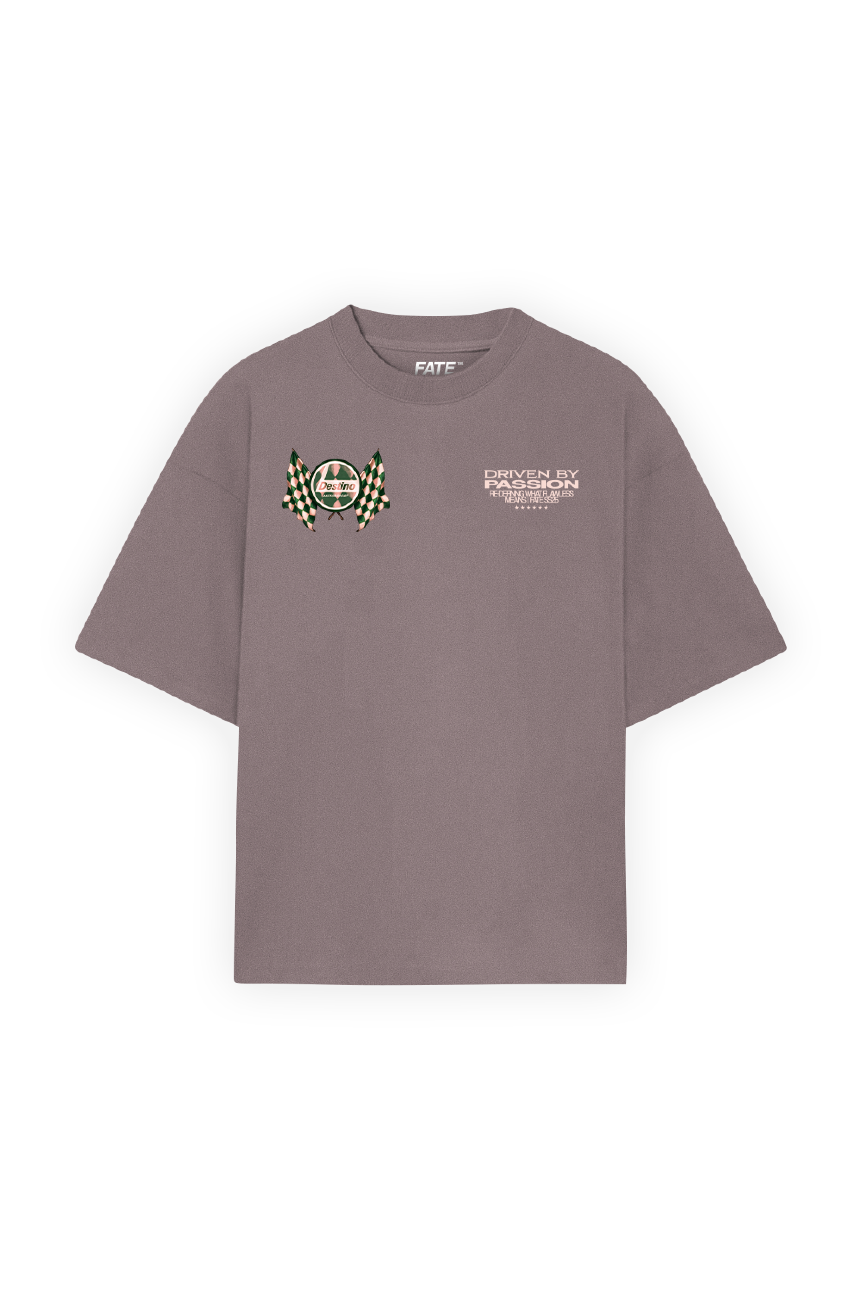 Winner Flags Tee Taupe