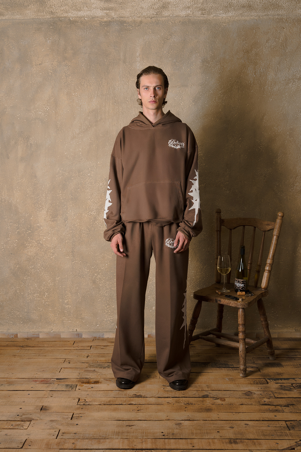 Four Sparks Hoodie Mocha Brown