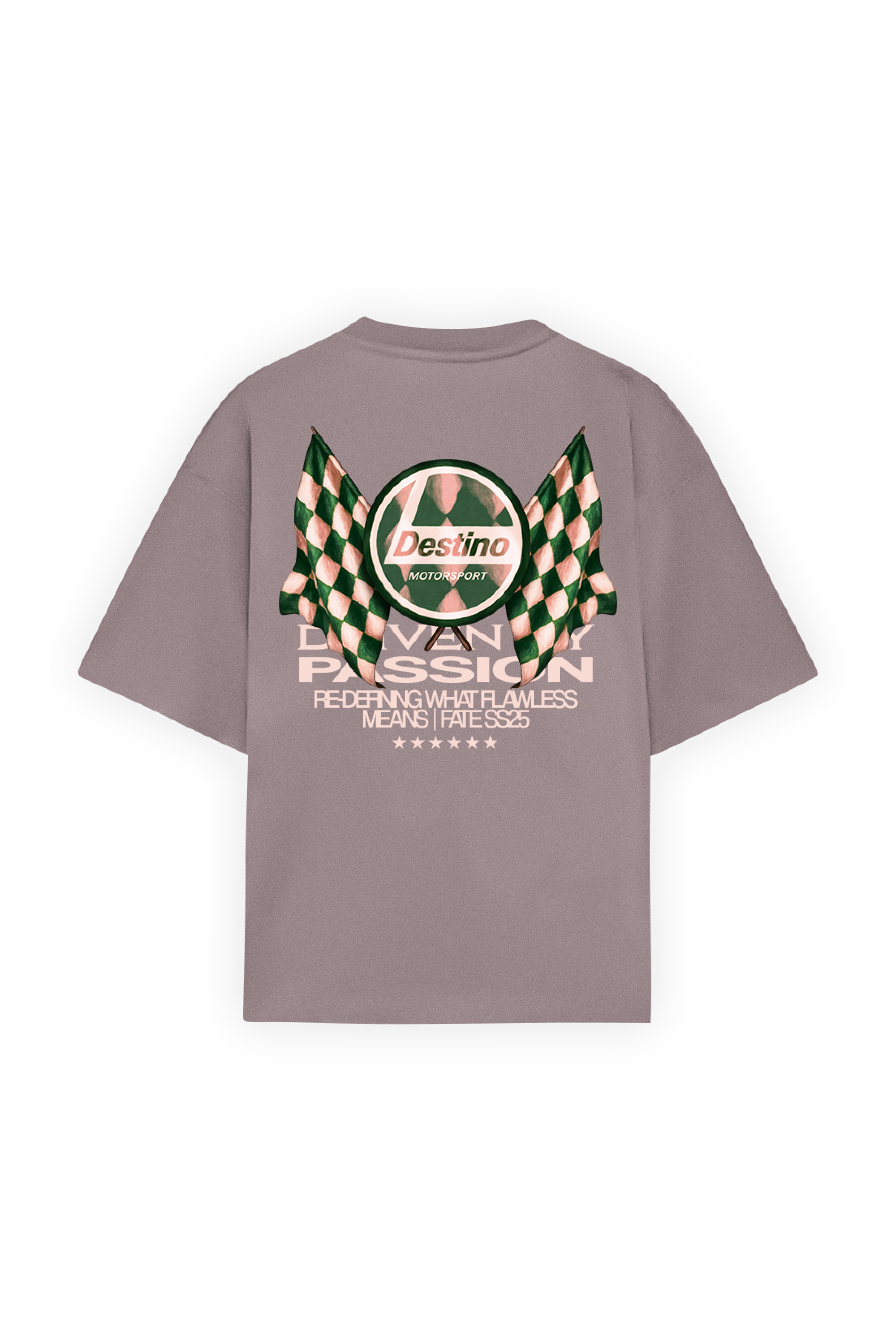 Winner Flags Tee Taupe