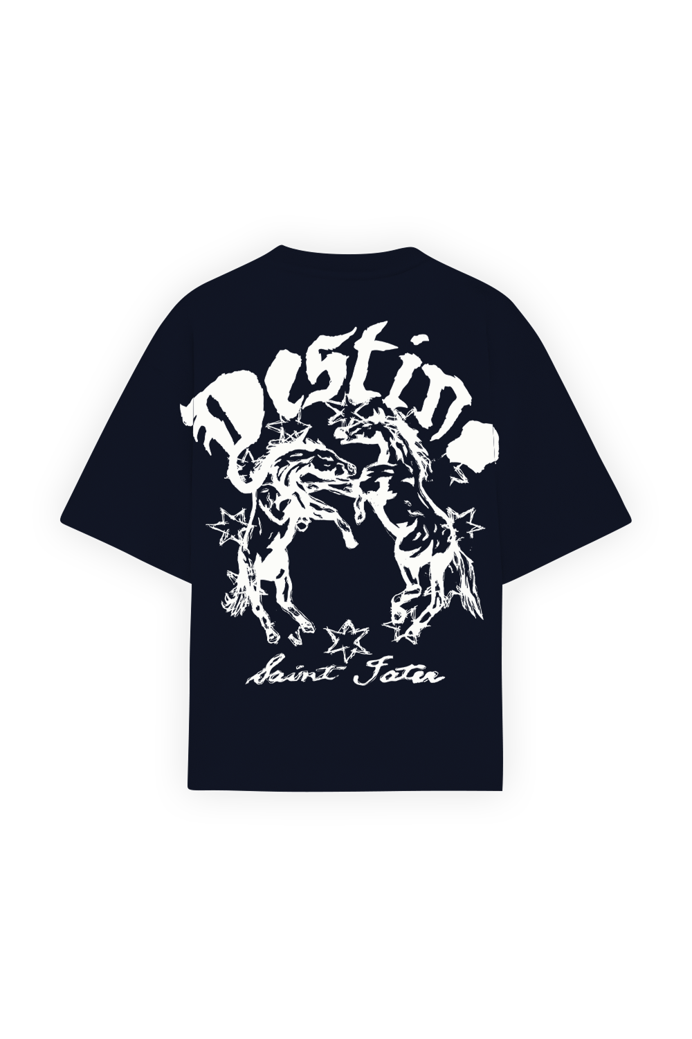 Saint Horses Tee Navy Blue
