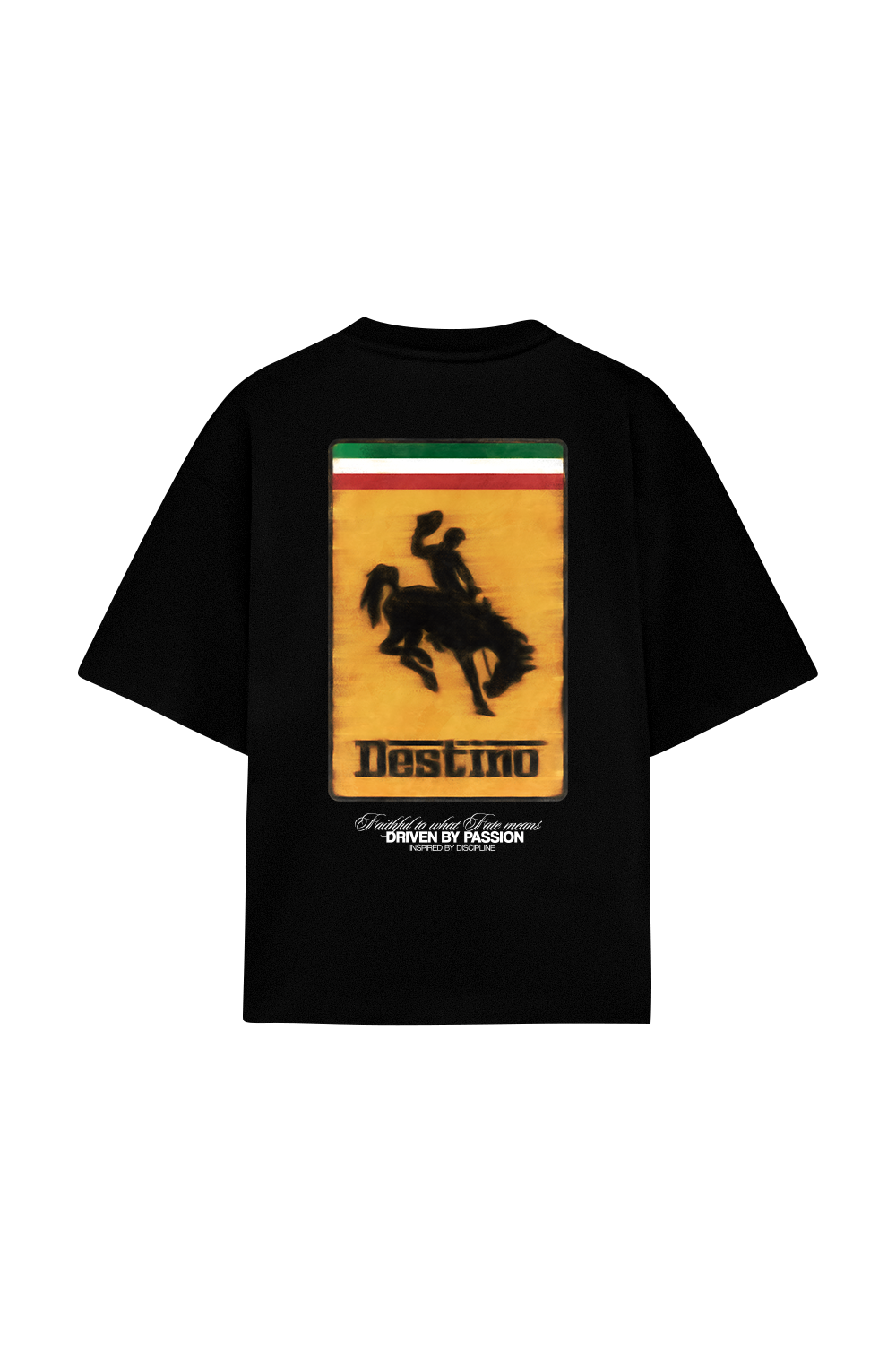 Racing Cowboy Tee Black