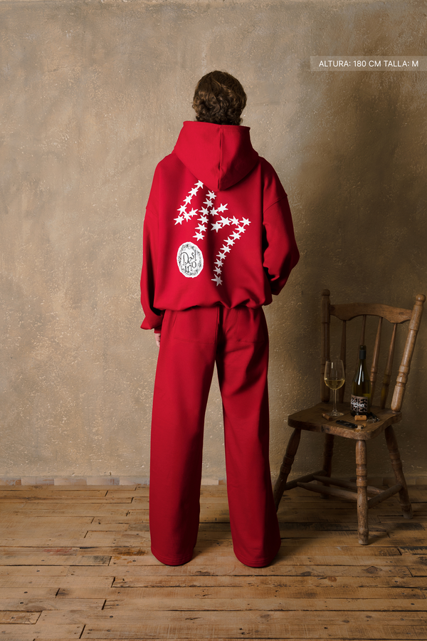 47 Hoodie Cherry Red