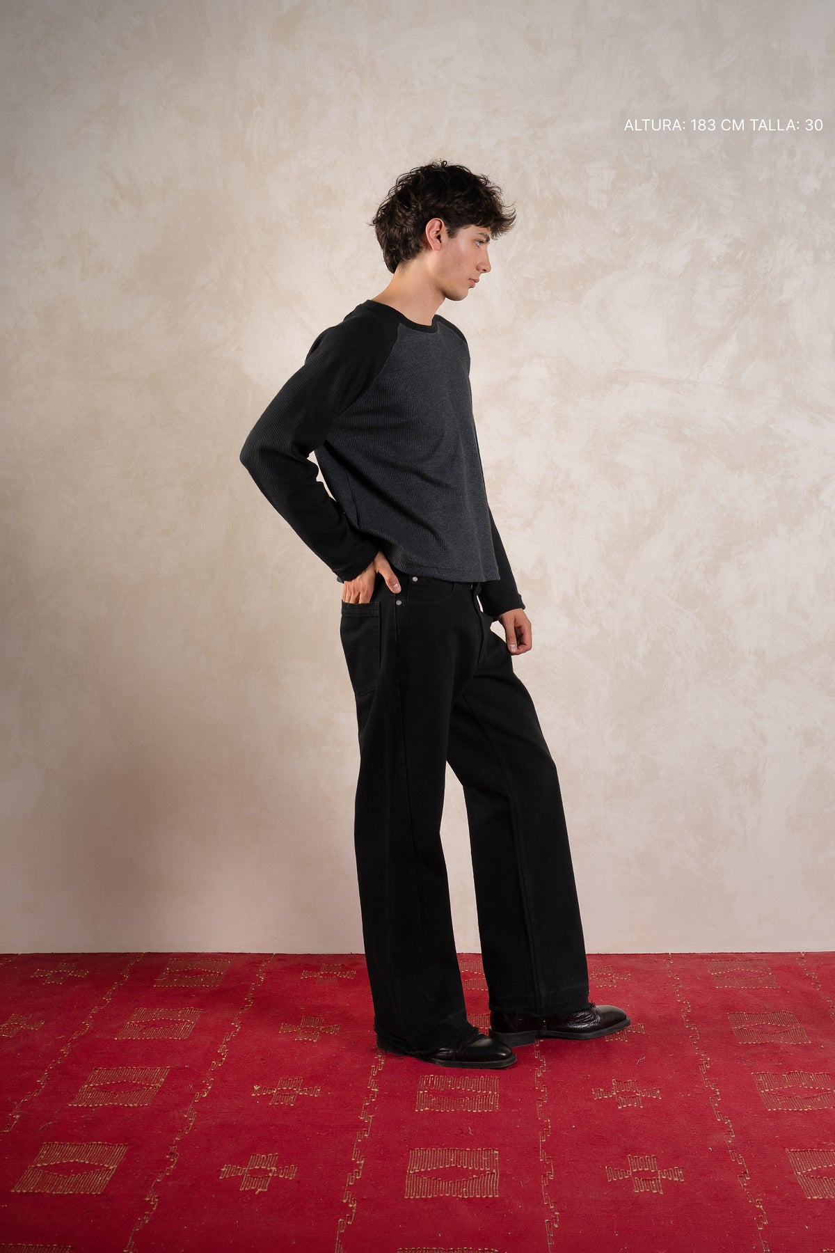 Twisted Flare Jeans Black