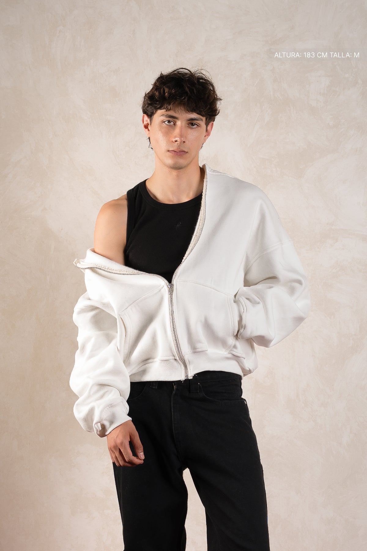 Zip Hoodie Ivory