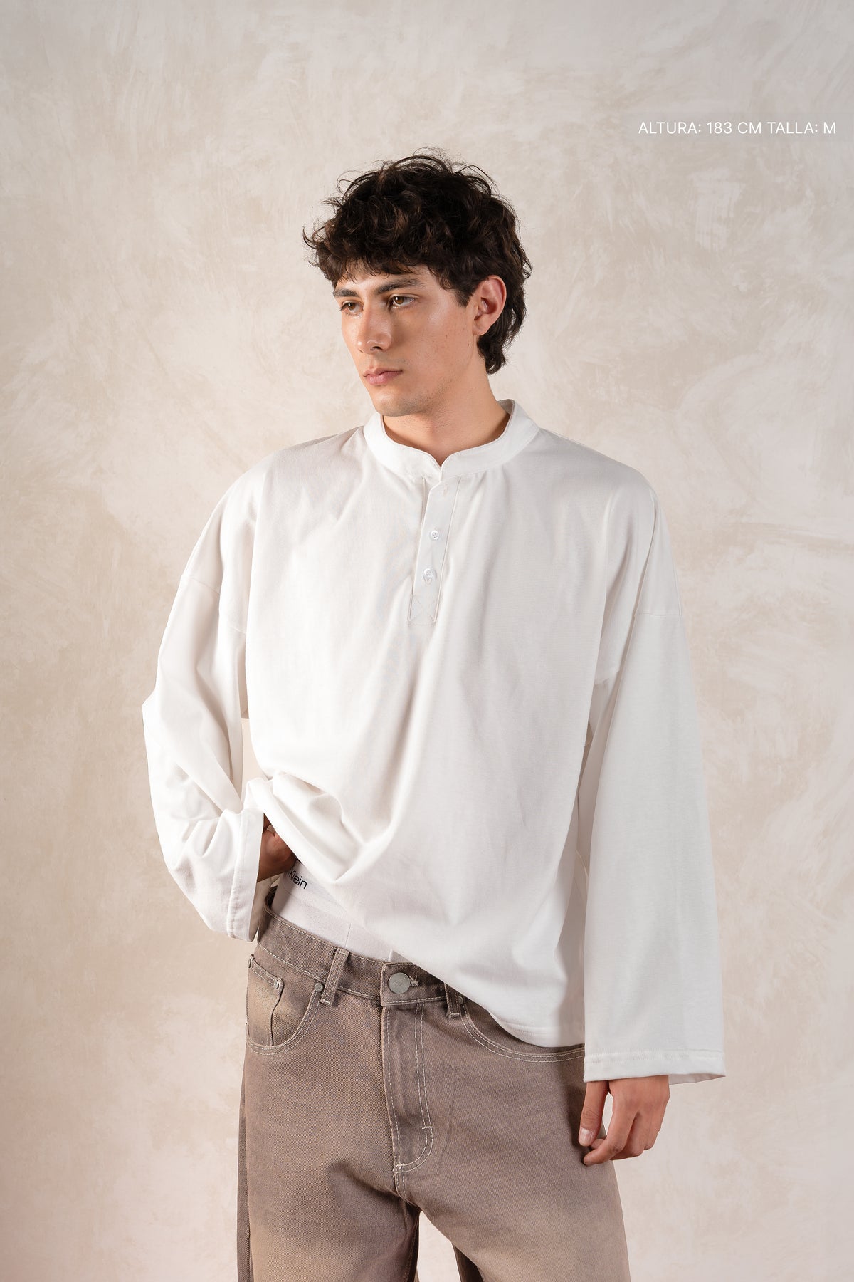 Maho Henley Longsleeve Ivory