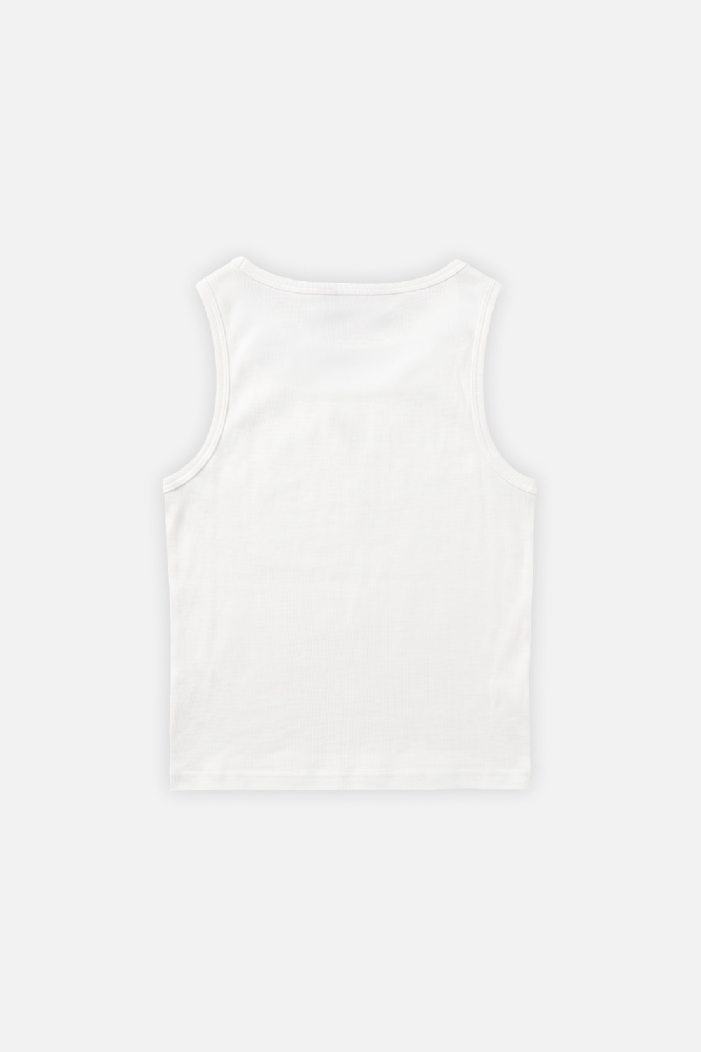 Ribbed Tank Ivory