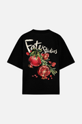 Pomegranate Tee Black — Back