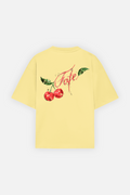 Sweet Cherry Tee Canary Yellow — Back