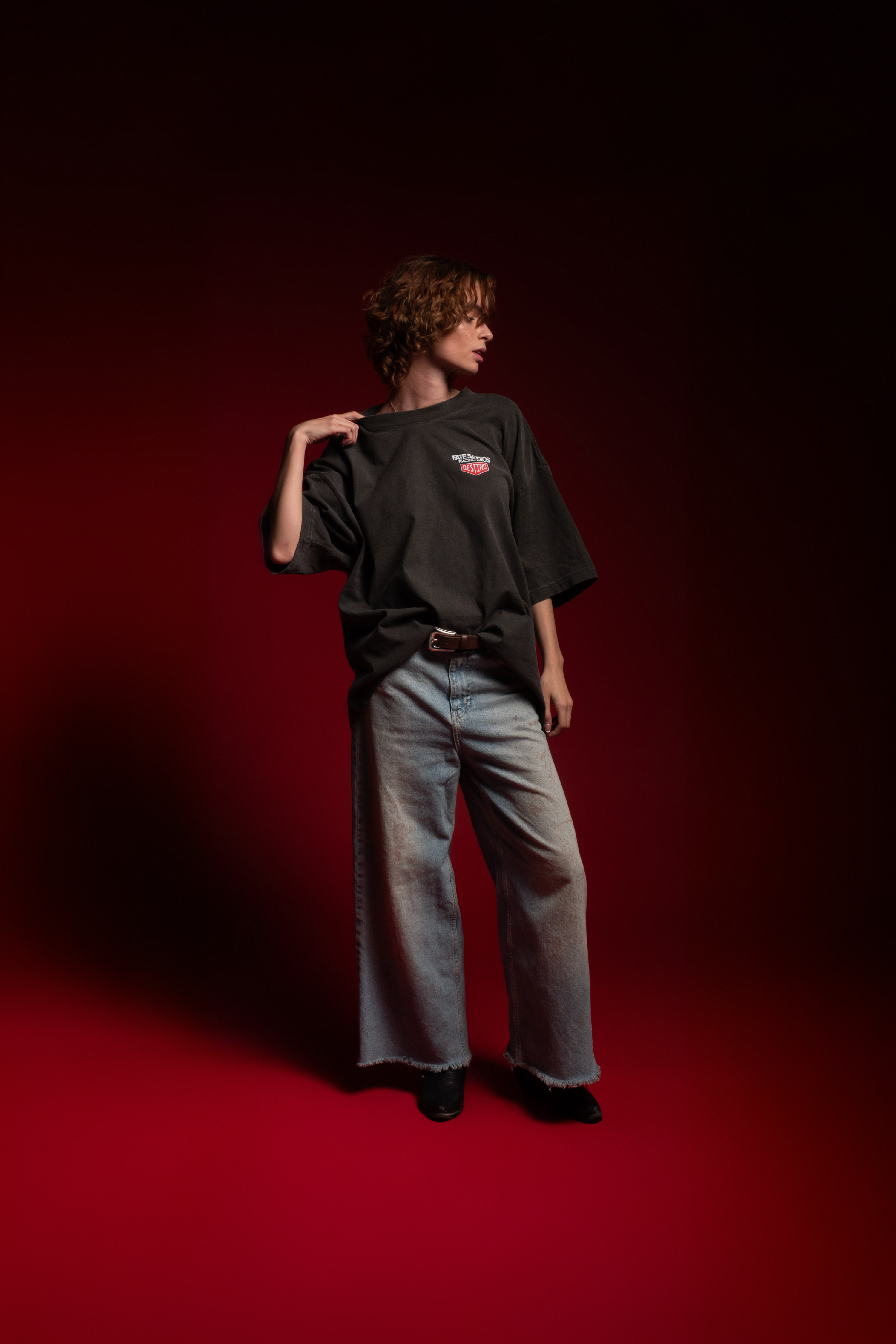 Cherrary Tee Washed Grey