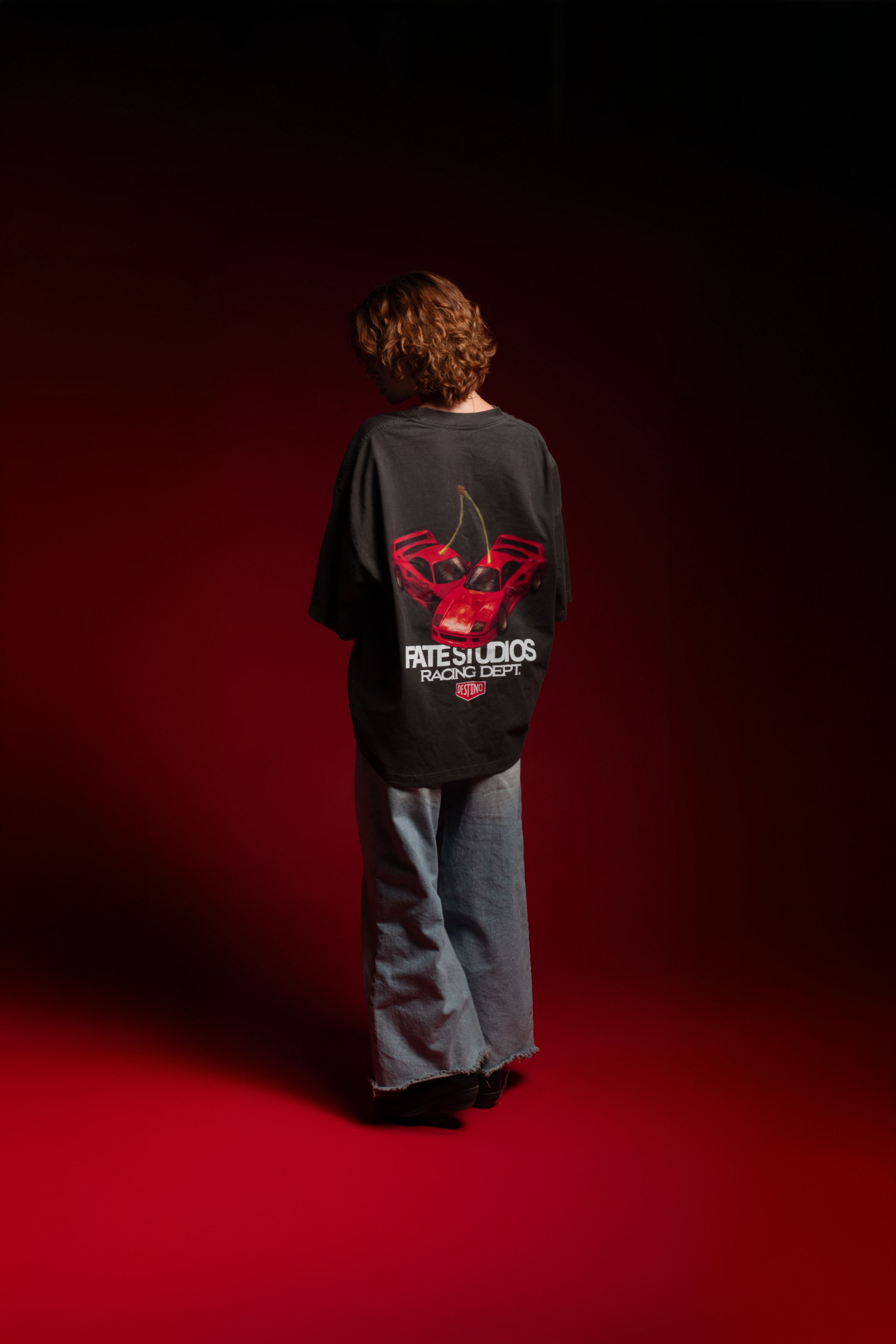 Cherrary Tee Washed Grey