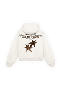 All My Fears Cheetah Hoodie Ivory