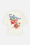 Pomegranate Tee Ivory — Back