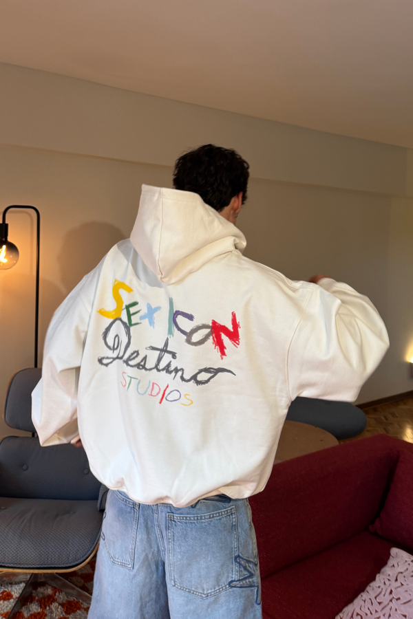 Sex Icon Crayons Hoodie Ivory
