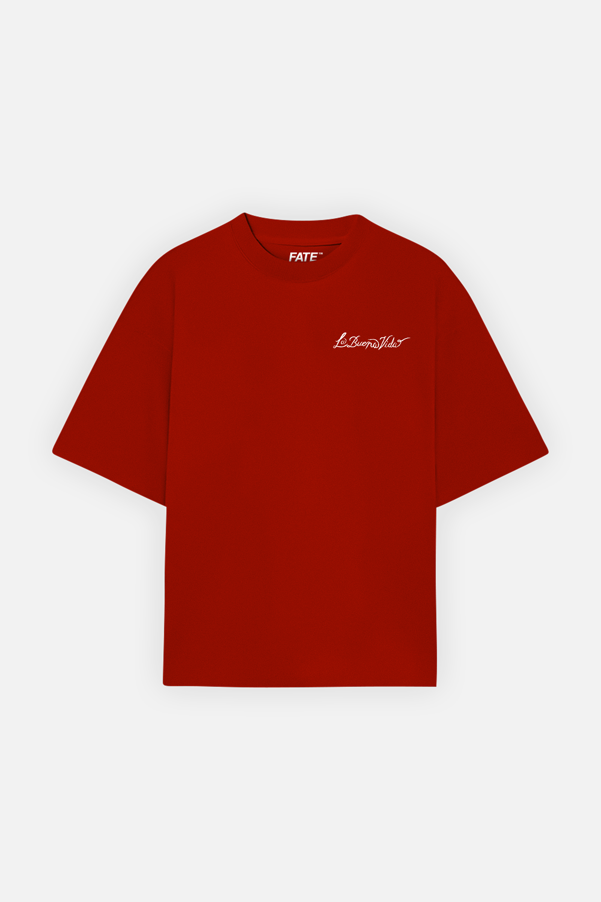 Jet Set Tee Red — Front