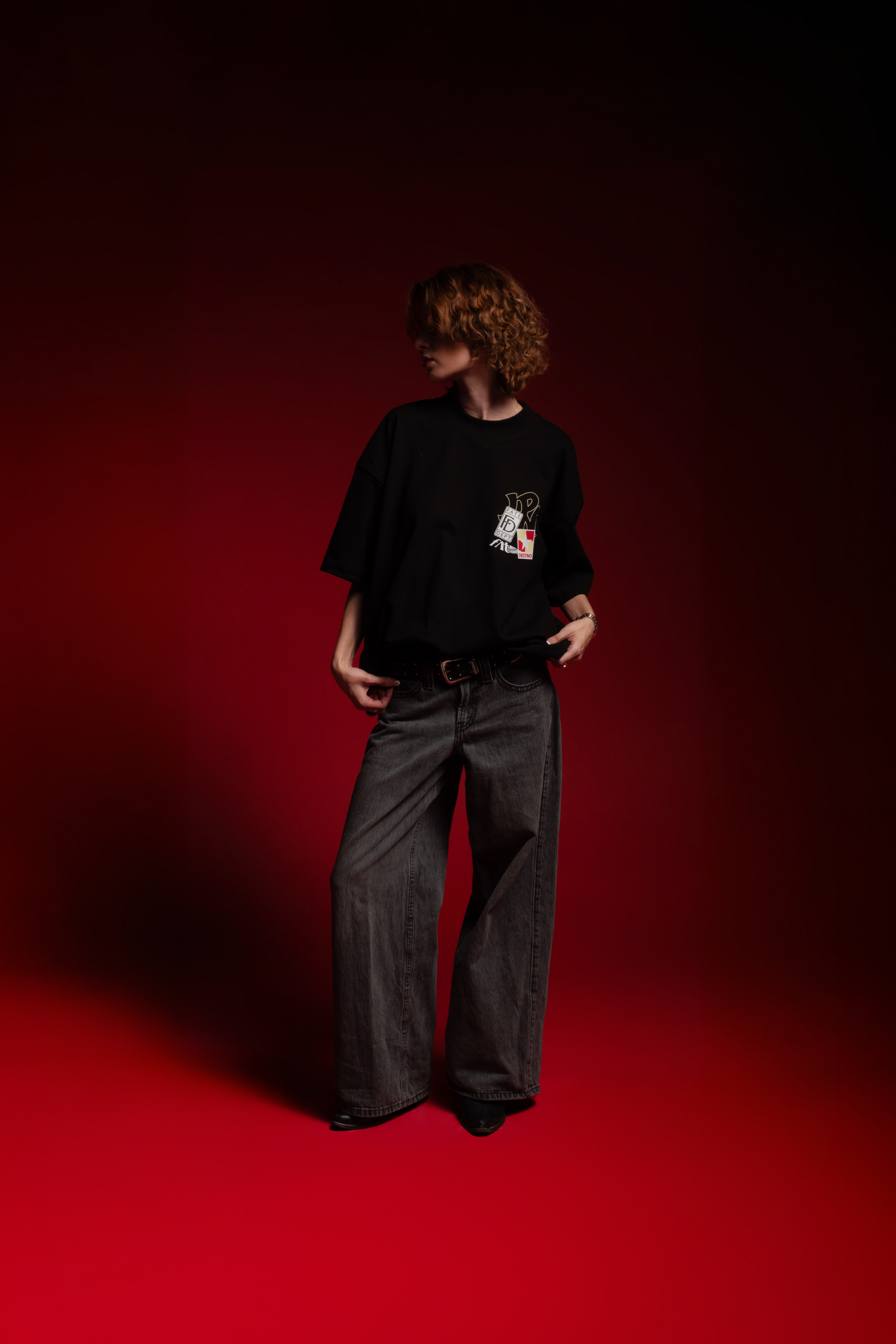 Racing Patches Tee Black