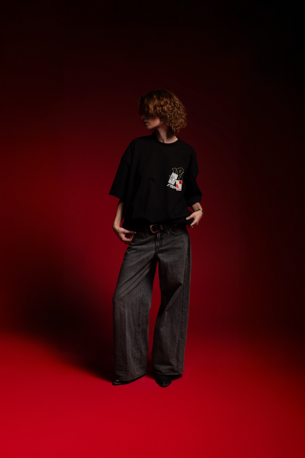 Racing Patches Tee Black