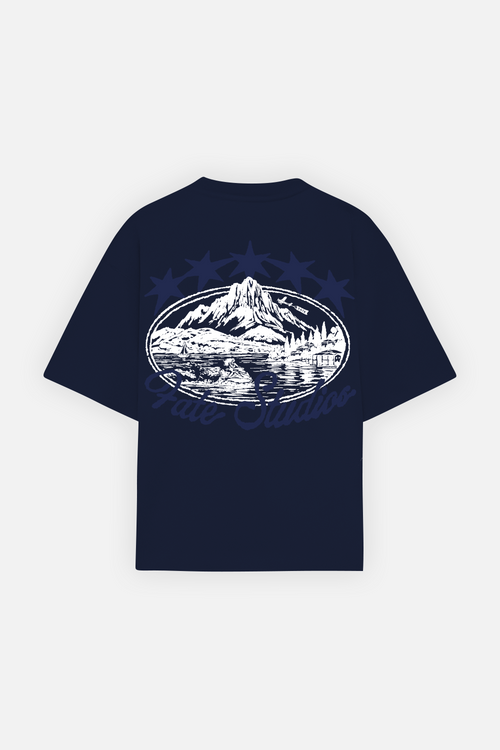 Alpine Escape Tee Navy Blue — foto 1