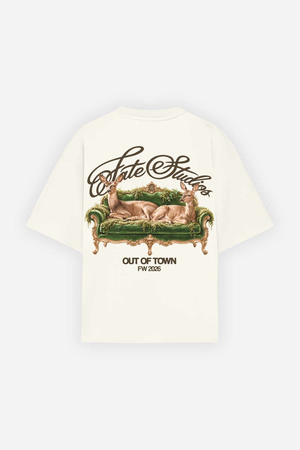 Deer Lounge Tee Ivory — foto 1