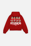 Effortless Club Hoodie Cherry Red — foto 1