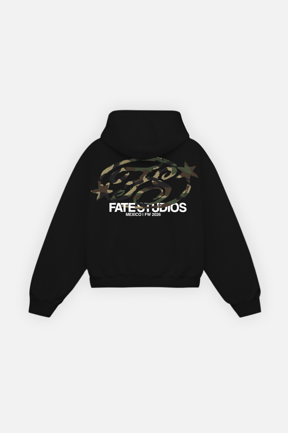 Camo Monogram Hoodie Vantablack — foto 1