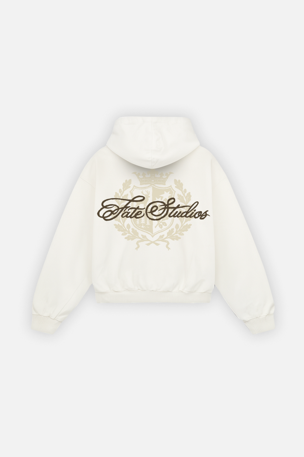 Heritage Crest Zip Hoodie Ivory — foto 2