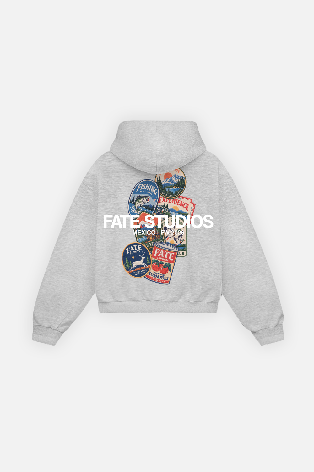 Out of Town Badges Hoodie Jasper — foto 1