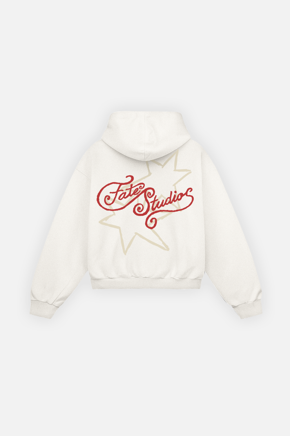 Star Script Hoodie Ivory — foto 1