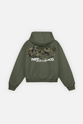 Camo Monogram Hoodie Green Forest — foto 1