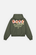 Too Hot to Handle Hoodie Green Forest — foto 1
