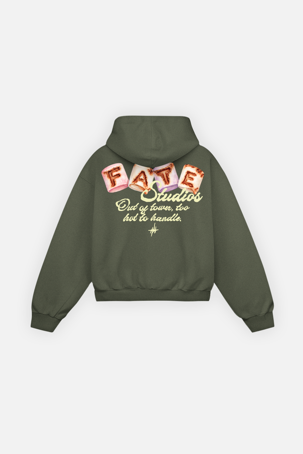 Too Hot to Handle Hoodie Green Forest — foto 1