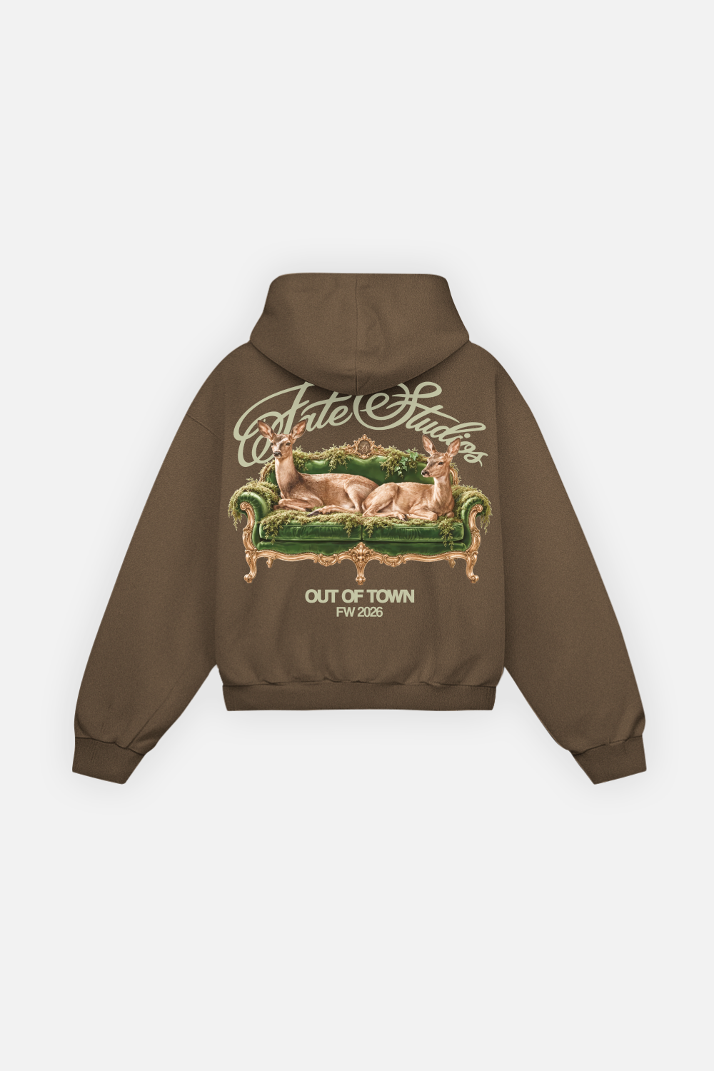 Deer Lounge Hoodie Mocha Brown — foto 1