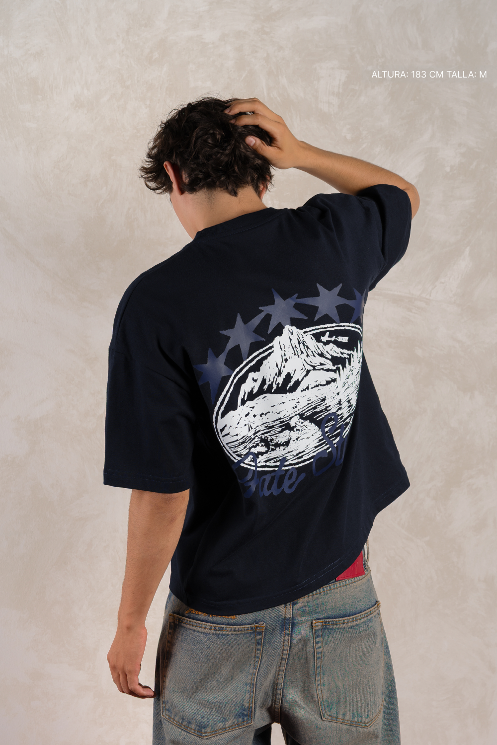 Alpine Escape Tee Navy Blue — foto 6