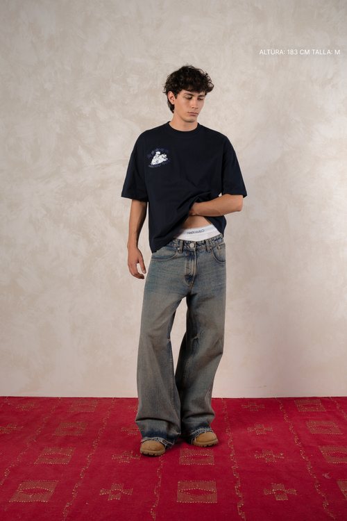 Alpine Escape Tee Navy Blue — foto 4