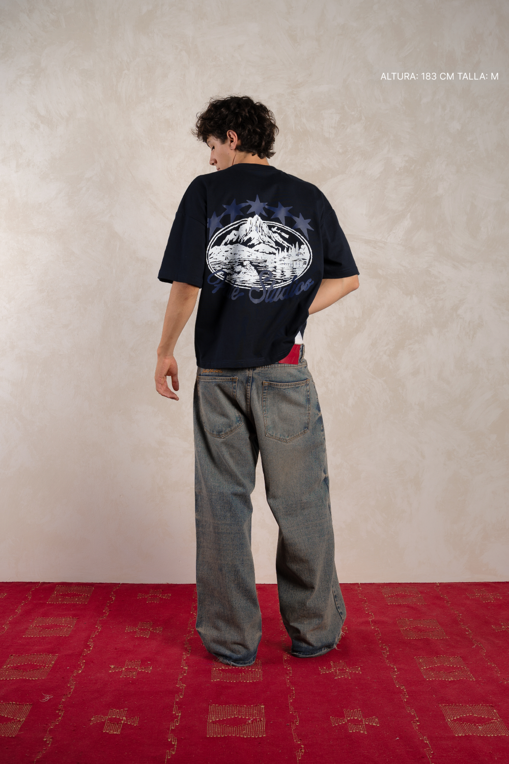 Alpine Escape Tee Navy Blue — foto 5