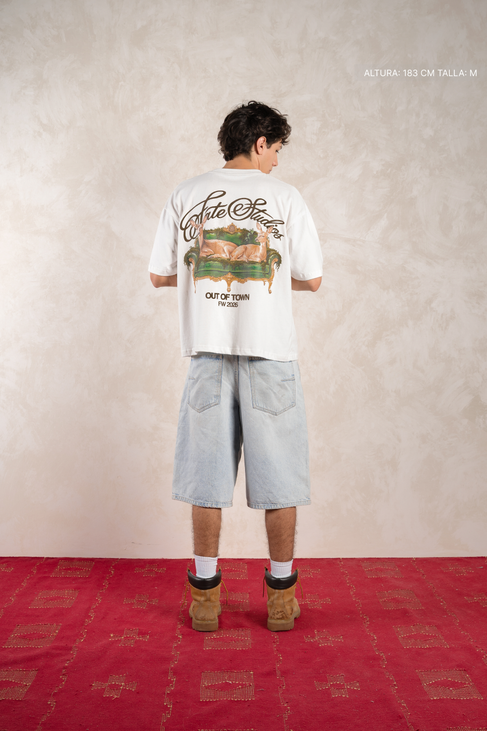 Deer Lounge Tee Ivory — foto 5