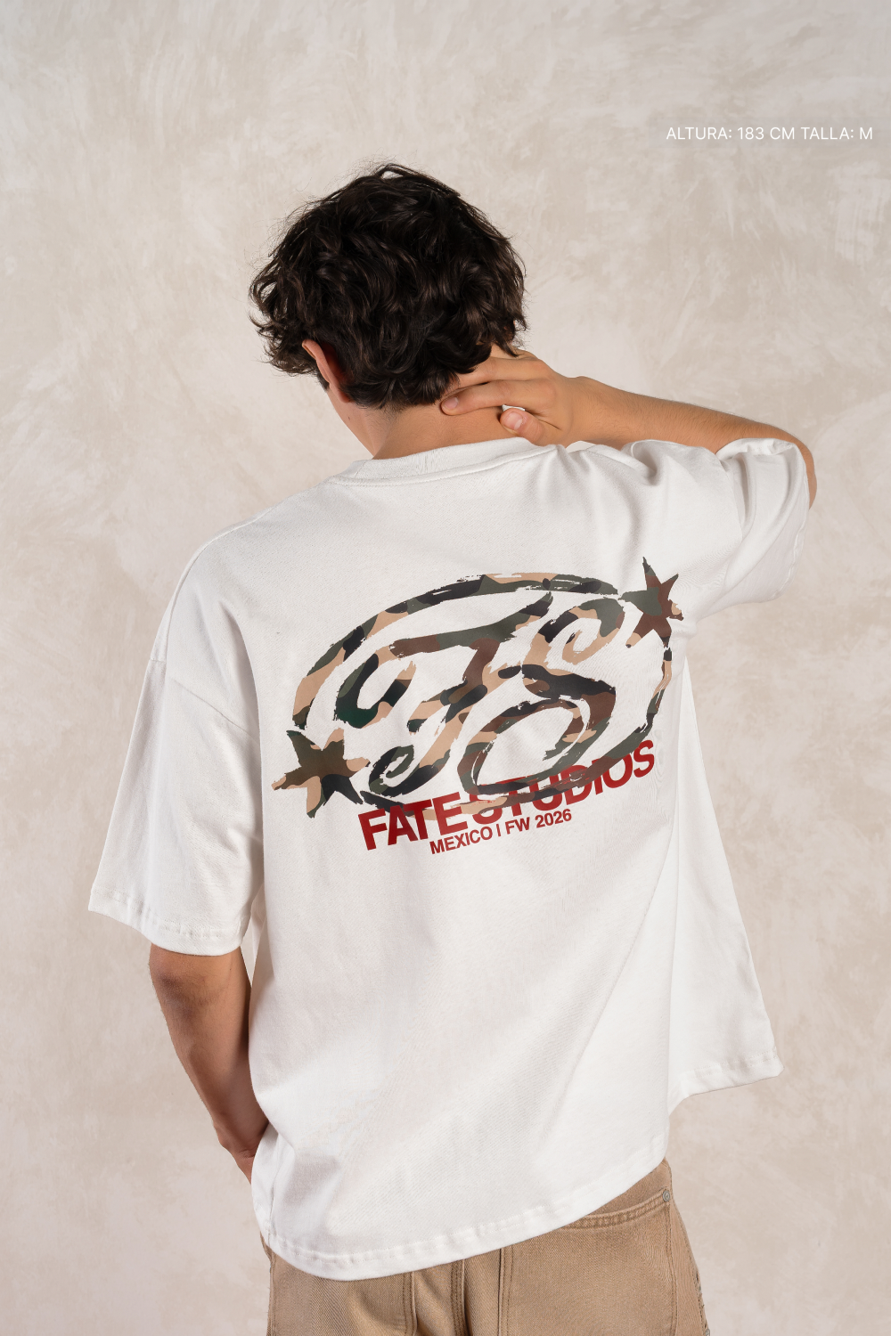 Camo Monogram Tee Ivory — foto 6