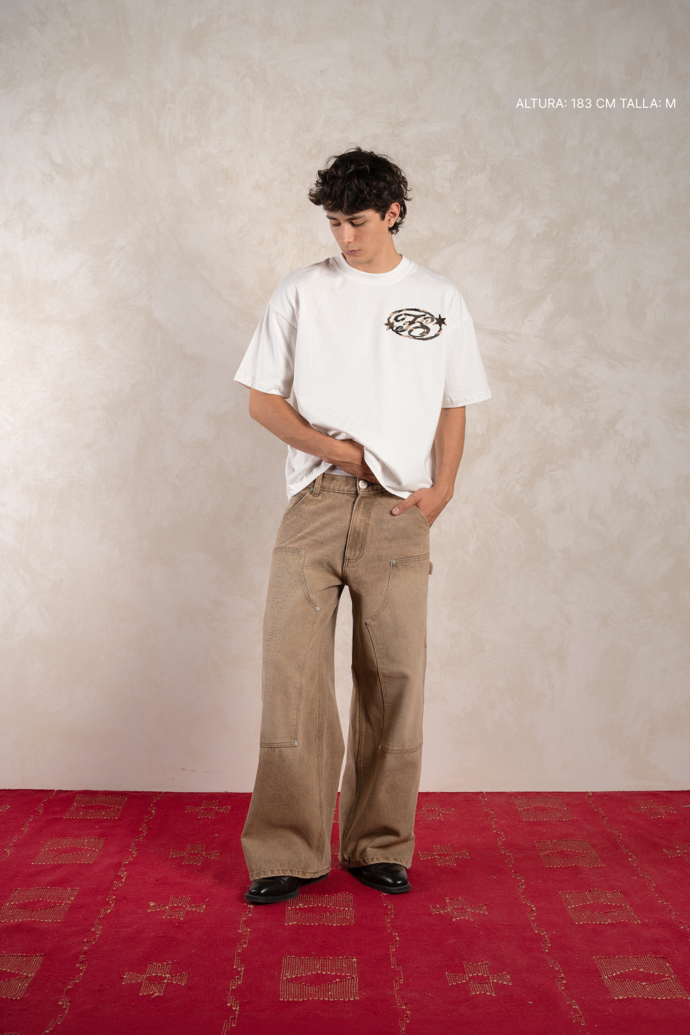 Camo Monogram Tee Ivory — foto 4