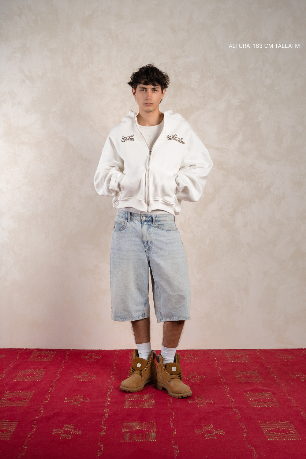 Heritage Crest Zip Hoodie Ivory — foto 5