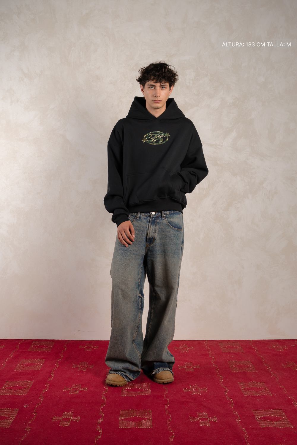 Camo Monogram Hoodie Vantablack — foto 4