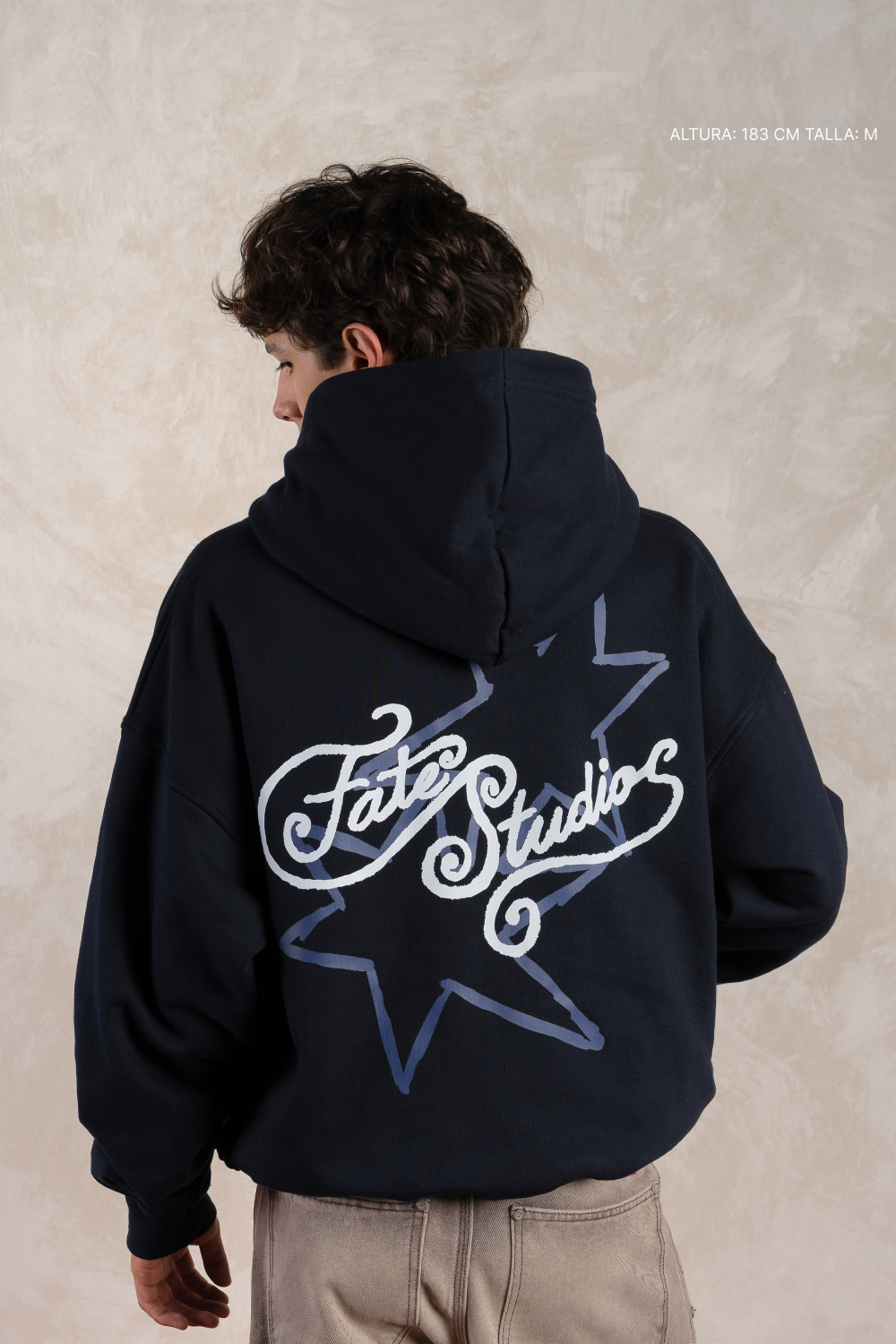 Star Script Hoodie Midnight Blue — foto 6