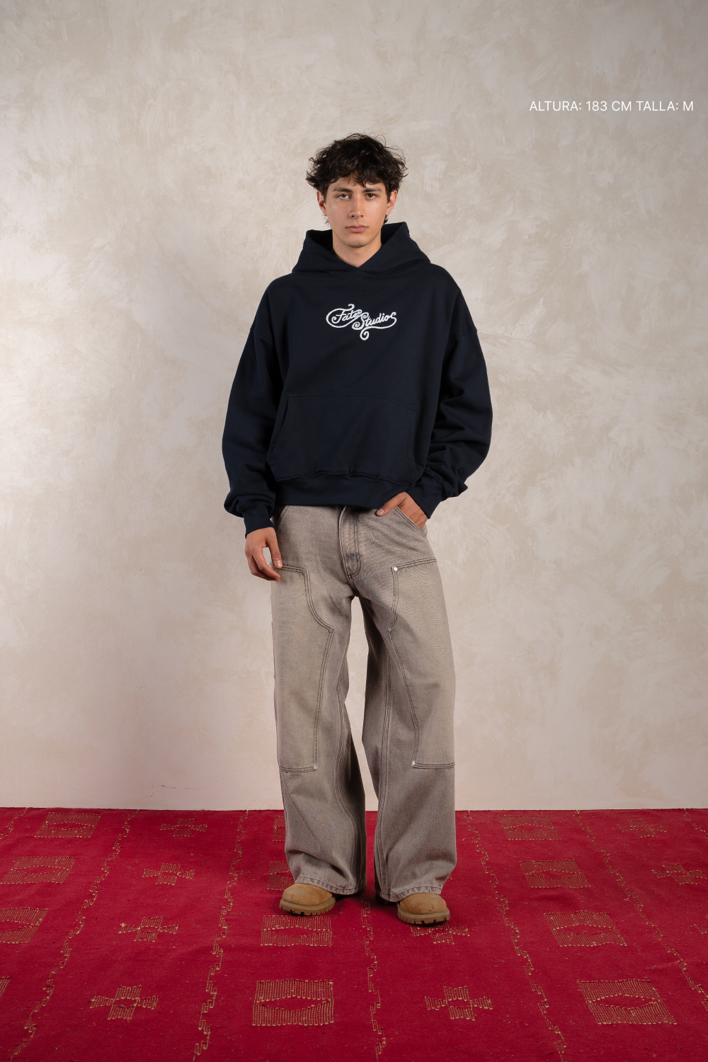 Star Script Hoodie Midnight Blue — foto 4