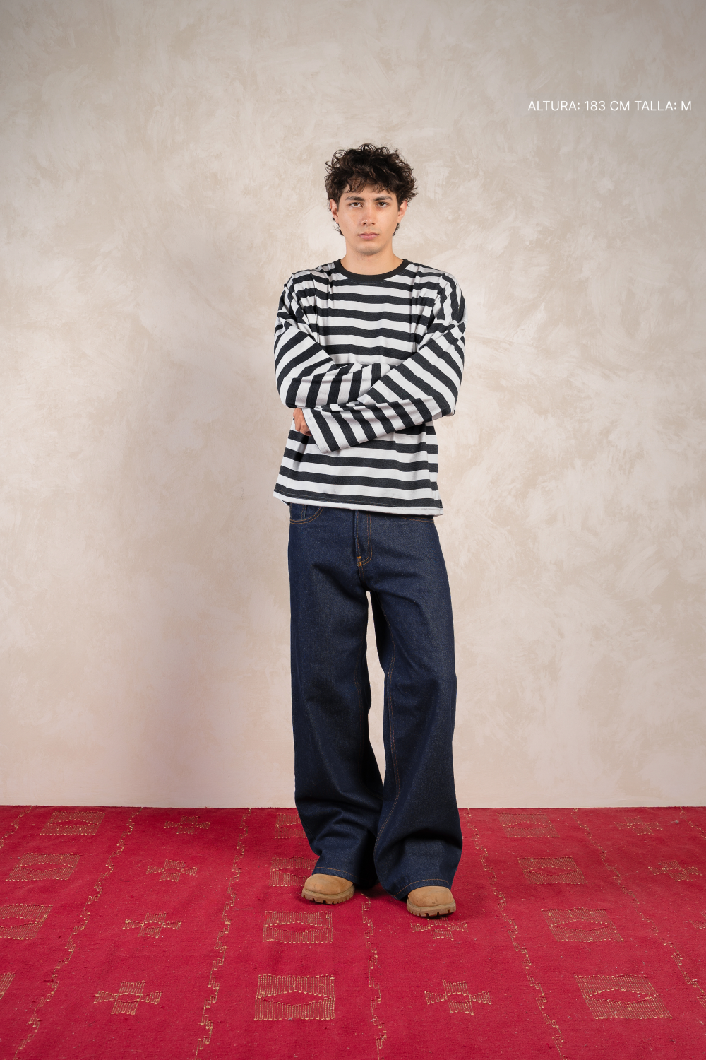 Striped Longsleeve Ivory w/ Black — foto 2