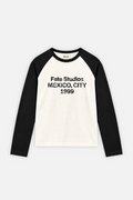 Fate Studios Raglan Longsleeve Ivory w/ Black — foto 1