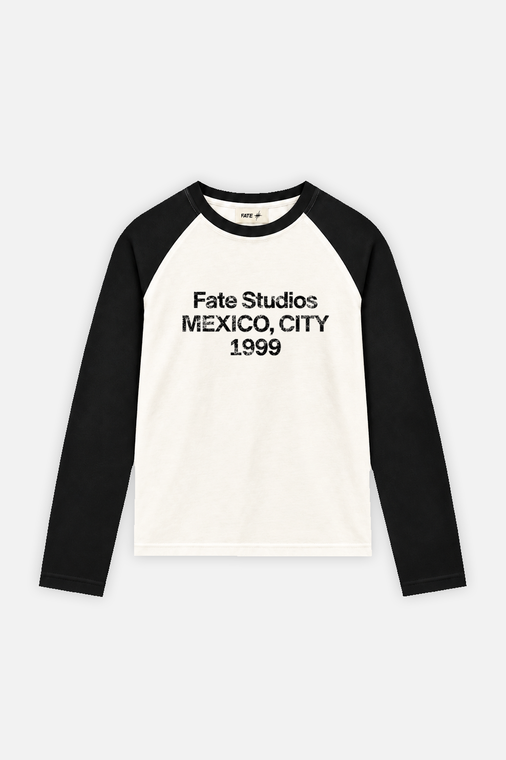 Fate Studios Raglan Longsleeve Ivory w/ Black — foto 1